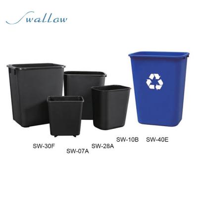 China Hot Sale Viable Cheap Plastic Sideboard Plastic Top Waste Sliding Waste Bin Bin - Swallow for sale