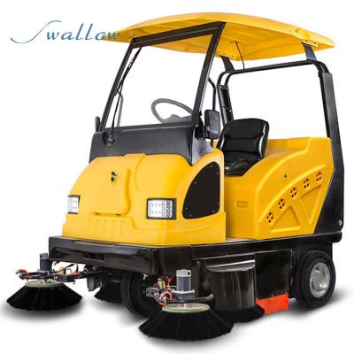 China Factory China Turn-on Warehouse Floor Sweeper Pure Electric Road Cleaning Machine - Swallow for sale