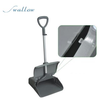 China China Home Top Plastic Long Metal Handle Folding Broom and Dustpan Set - Swallow Broom and Plastic Broom Price for sale