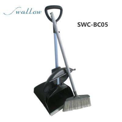 China Home Broom And Dustpan Set Standing Straight Field Set For Home Office Commercial Hardwood Floor Use Door Garden Lobby Dustpans for sale