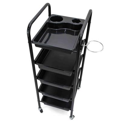 China Multifunctional Barber Chair Hairdressing Barber Salon Trolley Skill Salon Furniture Demountable Salon Trolley for sale