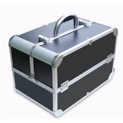 China Fashionable Portable Aluminum Trolley Makeup Case for sale