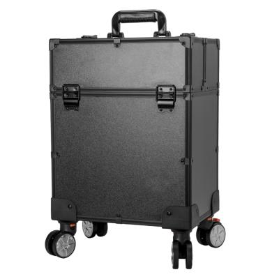 China Fashionable Customized Aluminum Makeup Trolley Case for sale