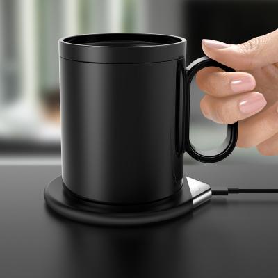 China Factory Direct High Quality Gift Radio Smart Cups Electric Coffee Cup Warmer With Wireless Charger for sale