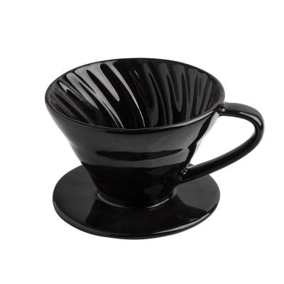 China Artisan Pour Over Coffee Dripper - Ceramic Slow Brew Accessories for Home, Cafe, Restaurants for sale