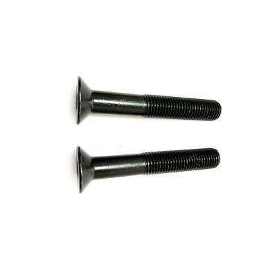 China Steel Black Oxide Hex Socket Countersunk Head Screws for sale