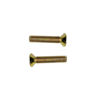 China High Quality Yellow Galvanized Steel Hexagon Socket Countersunk Head Screws for sale