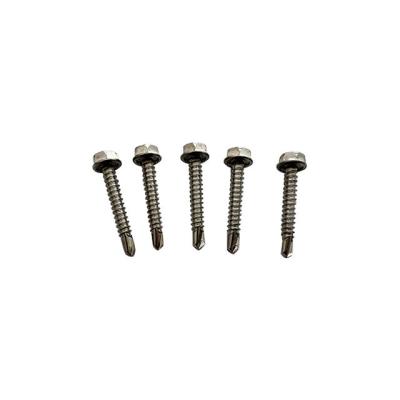 China HEX China Supplier Stainless Steel Hex Flange Head Drilling Screws for sale