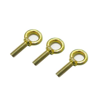 China din580 steel yellow galvanized lifting eye bolts Q235 for sale