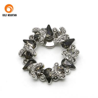 China Shoe Clip DIY Metal Stone Buckles Rhinestone Shoe Clip Accessories For Ladies Shoes Decoration for sale