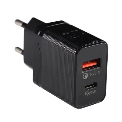 China Fast Power Adapter USB C Mobile Phone Palladium Travel Charger 20W qc3.0 New Mobile Phone Wall Design for sale