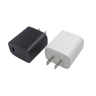 China Type-C Universal Mobile Phone Charging Mobile Phone Palladium Wall Charger 18W Adapter for sale