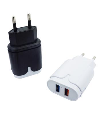 China Mobile Phone Home Charger 5V2.1A Dual USB Wall Charger for sale