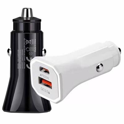 China Mobile Phone Car Phone Charger PD 20W Dual Circuit QC3.0 Fast Multi Function Charging Adapter for sale