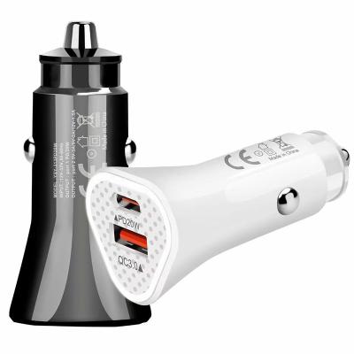 China Type-c fast the best-selling 12w car charger mobile phone USB palladium portable charging adapter for sale