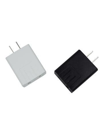 China Mobile Phone US Plug USB+C Wall Charger Adapter Dual USB Phone Charger 5V3.1A for sale