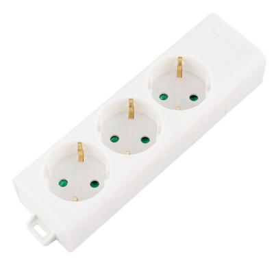 China Rewirable Factory Direct Sale 3 Way Non Wire Plug White Detachable German Power Detachable Plug for sale