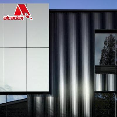 China Modern high quality alucobond pvdf aluminum composite facade cladding panel for sale