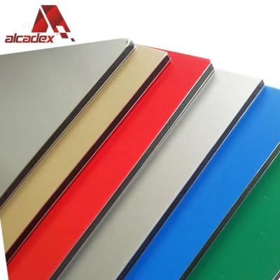 China Modern Aluminum Composite Panels ACP ACM PVDF Sheet Curtion Wall Cladding Panel Coated for sale