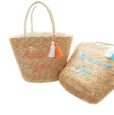 China NATIONAL Wholesale Factory Accept Straw Tote Bag Unique Handbags Basket Custom Bag For Women for sale