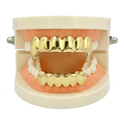 China 6 Tooth& 6 Smooth Clever Upper Lower Vampire Teeth Vampire Grillz Men's Teeth Grills Hiphop Jewelry Hiphop Hip Hop Jewelry for sale