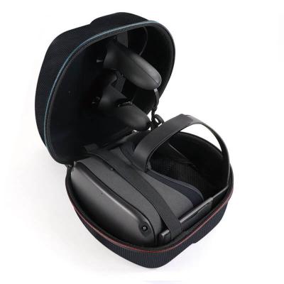 China Factory Foam Black Hard Shell Business Travel Boxed Storage Bag EVA VR Waterproof Carrying Handheld Vase DC-E-0039 for sale