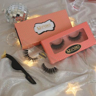 China Highest Quality Sensitive Silk 3D Eyelashes With Eyelash Box Logo Custom Made for sale