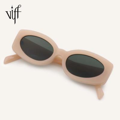 China Tortoiseshell Fashion Retro VIFF HP20028 Oval Shades Sunglasses Sun River Glass Women Sun Glasses Frame Sun Glasses for sale