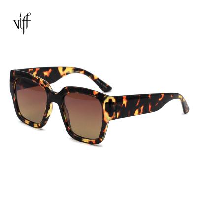 China Rectangle Sunglass Logo VIFF Sunny Tortoiseshell Sunglasses HP18765 Customize 2020 Fashion Sunglasses for sale