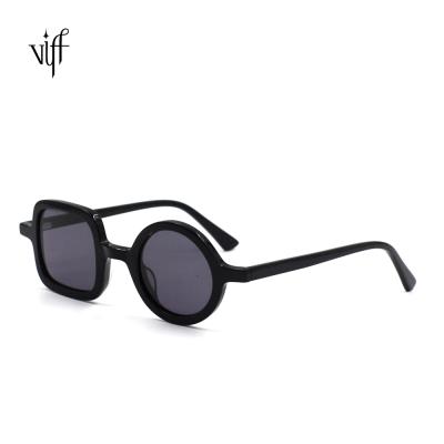 China Fashion VIFF HA19001 Sun Glasses Sunglasses Women Glass Women Shape Small Square Acetate Frame Customize LOGO for sale