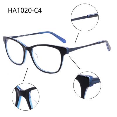 China Preminum High Acetate Optical Frame VIFF HA1020 Eyeglasses Shape Opticals Woman Glass Optical Frame Acetate Sunglasses Premium High Quality OEM for sale