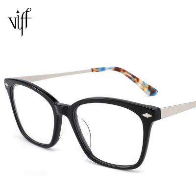 China Fashion Designer Sun Glasses Manufacturer Sun Glasses Men Women River Tortoiseshell Acetate Optical Frame VIFF HA1005 Eyewear Frame Custom Made Unisex Fashion for sale