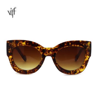 China Leopard Cat Eye VIFF High CP Sunglasses Fancy Normal Quality Cat Eye Sunglasses HC15033 for sale