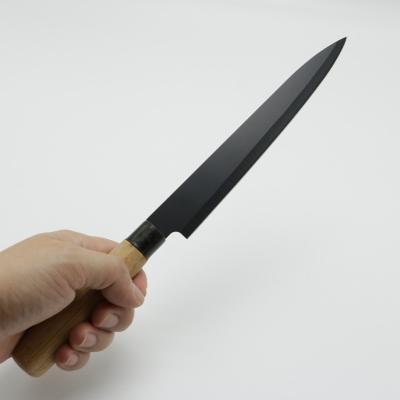 China Hot-selling Sustainable Nice-price Wooden Handle Kitchen Knife Slicing Knife for sale