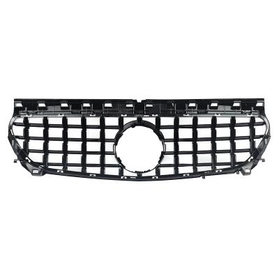 China GT R ​​Front Grill Style Grille MagicKit FOR MERCEDES BENZ CLA-CLASS W117 C117 13-18 GRILL BLACK PANAMERICANA GT STYLE for sale