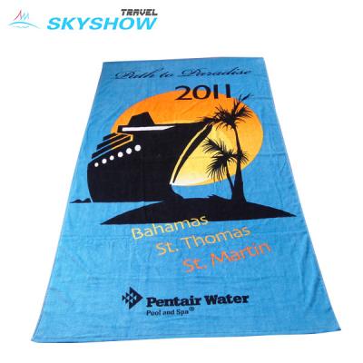 China 2020New Product New Style Soft Cotton Velvet 100% Adult Beach Towel Eco Friendly QUICK DRY Print Custom Tortoise for sale