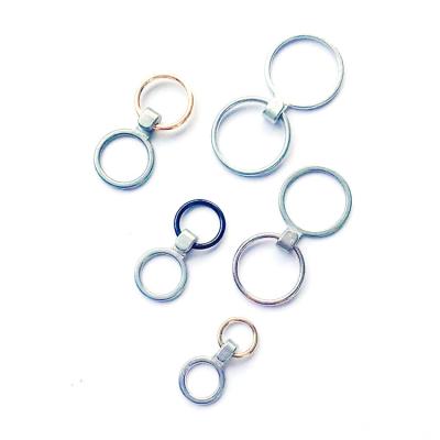 China Hot Sale Yoga Ring Clasp Metal Bra Strap Washable Adjustment Buckles Hooks Underwear Sliders Rings for sale