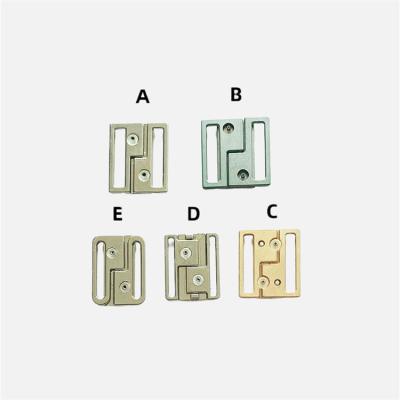 China Fashion and sexy best selling 20mm 25mm adjustable wear-resistant metal buckle swimwear buckle slip buckle for sale