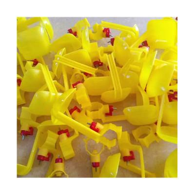 China Chicken drinking water equipment automatic poultry Chicken Nipple Drinker drip cup drinkers in Kenya for sale