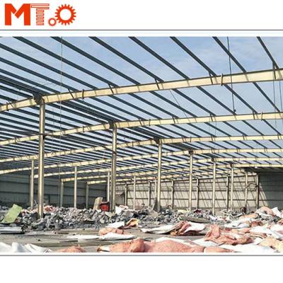 China prefab steel structure industrial chicken house for poultry farm equipment Te koop