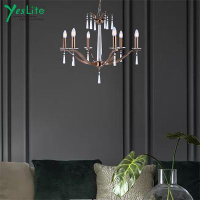 China Custom Luxury Modern Crystal Pendant Light Large Led Hotel Iron Indoor Crystal Chandelier Lighting Fixture for sale