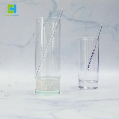 China Full Power Minimalist Healing Plastic Free Positive Energy Drinking Crystal Straw for sale