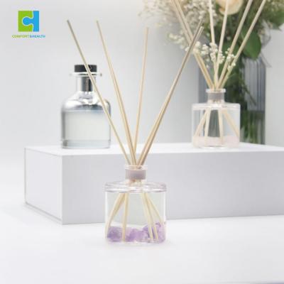 China Sustainable Eco Friendly Reed Diffuser Glass Bottle Gel With Private Label for sale