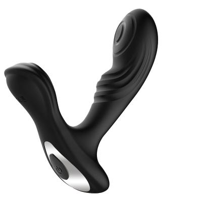 China 3point Wireless Remote Control Massager Toy For Male Anal Stimulation 12 Vibration Mode Prostate Masturbator for sale