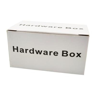 China White Corrugated Paper Box Small Material Disposable Rectangular Packing Moving Box for sale