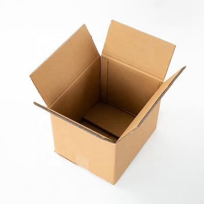 China Five Layer Recyclable Corrugated Superhard Cardboard Moving Packing Box Express Carton for sale