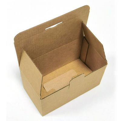 China Three Layer Cardboard Disposable Extra Hard Corrugated Buckle Flip Bottom Packaging Box Hardware Product Accessories for sale