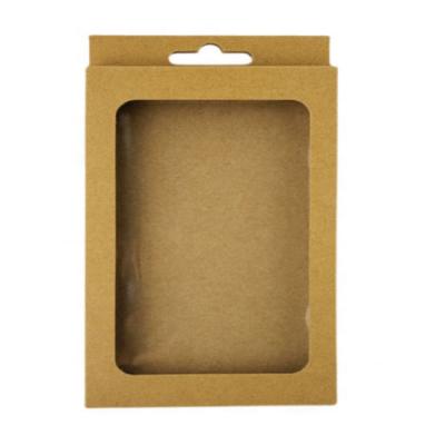 China Custom Disposable Kraft Paper Drawer Wrapping Paper Box Mobile Phone Packaging Box for sale