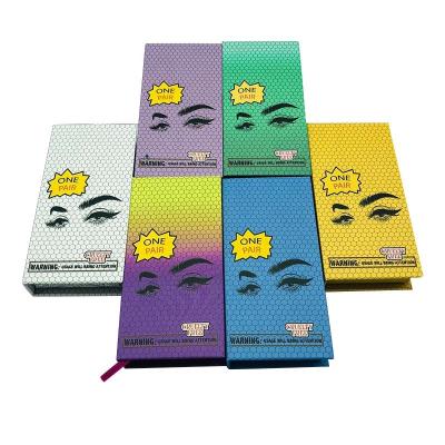 China Recyclable Luxury Faux Eyelash Box Supplier Custom Packaging 3D Strip Paper Box for sale