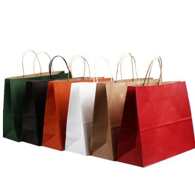 China Recyclable Multicolor Paper Gift Bag Clothing Shopping Bag Packaging Paper Bag for sale